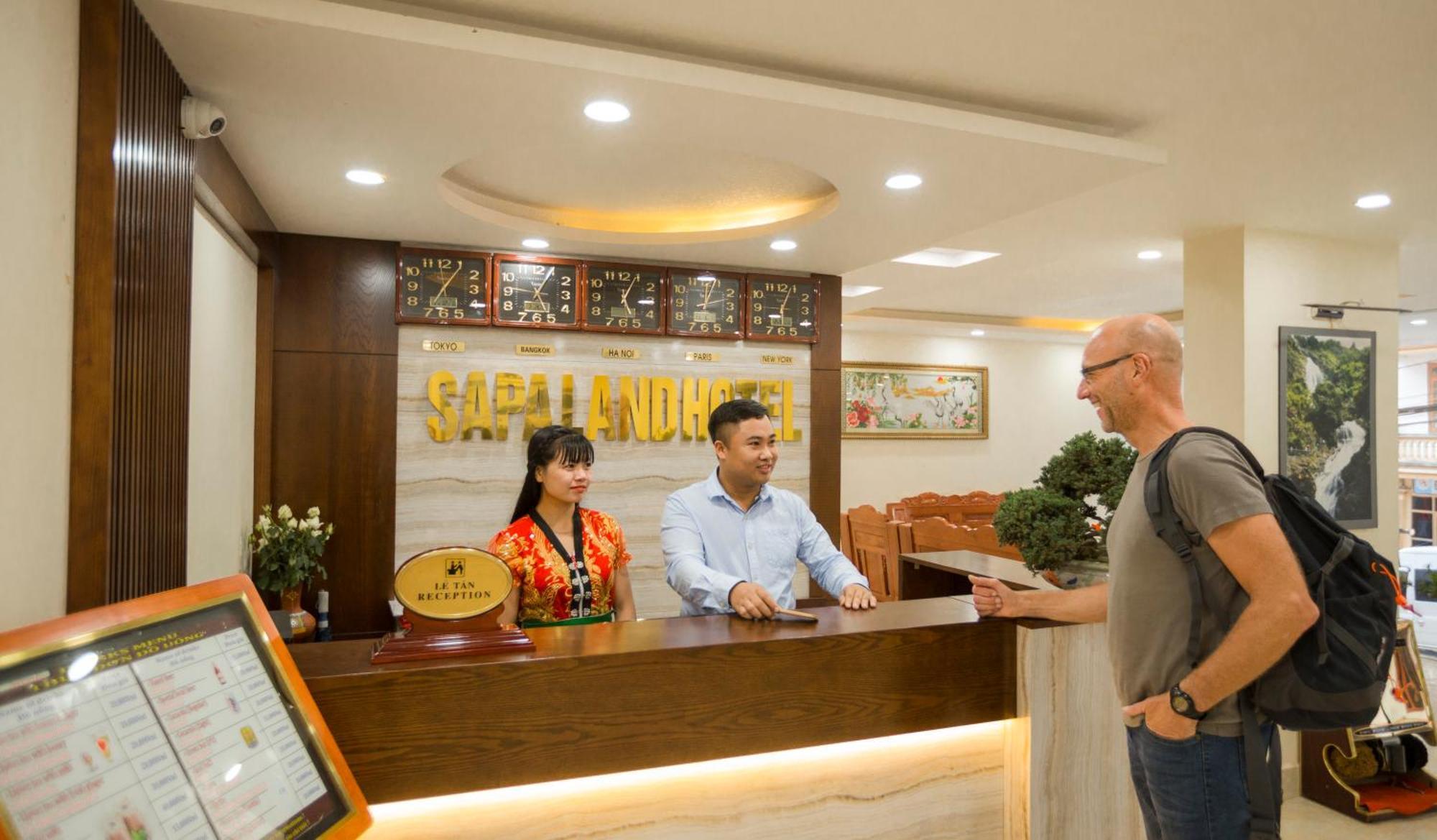 Sapa Land Hotel Bagian luar foto